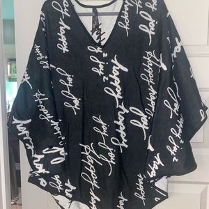 Lane Bryant Reversible Poncho